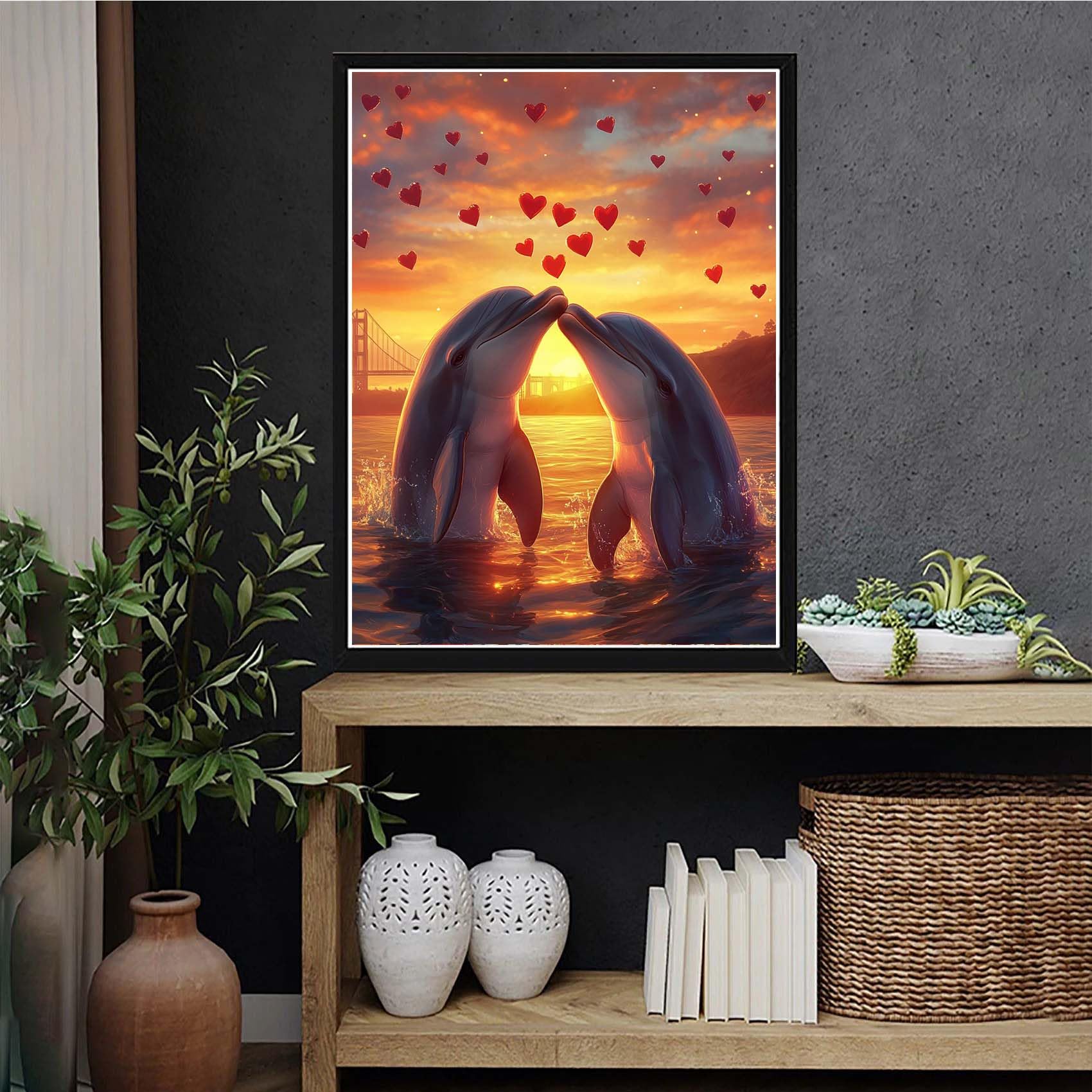 Amazon.com: VAIIEYO 5D DIY Diamond Art Kits for Adults Dolphin